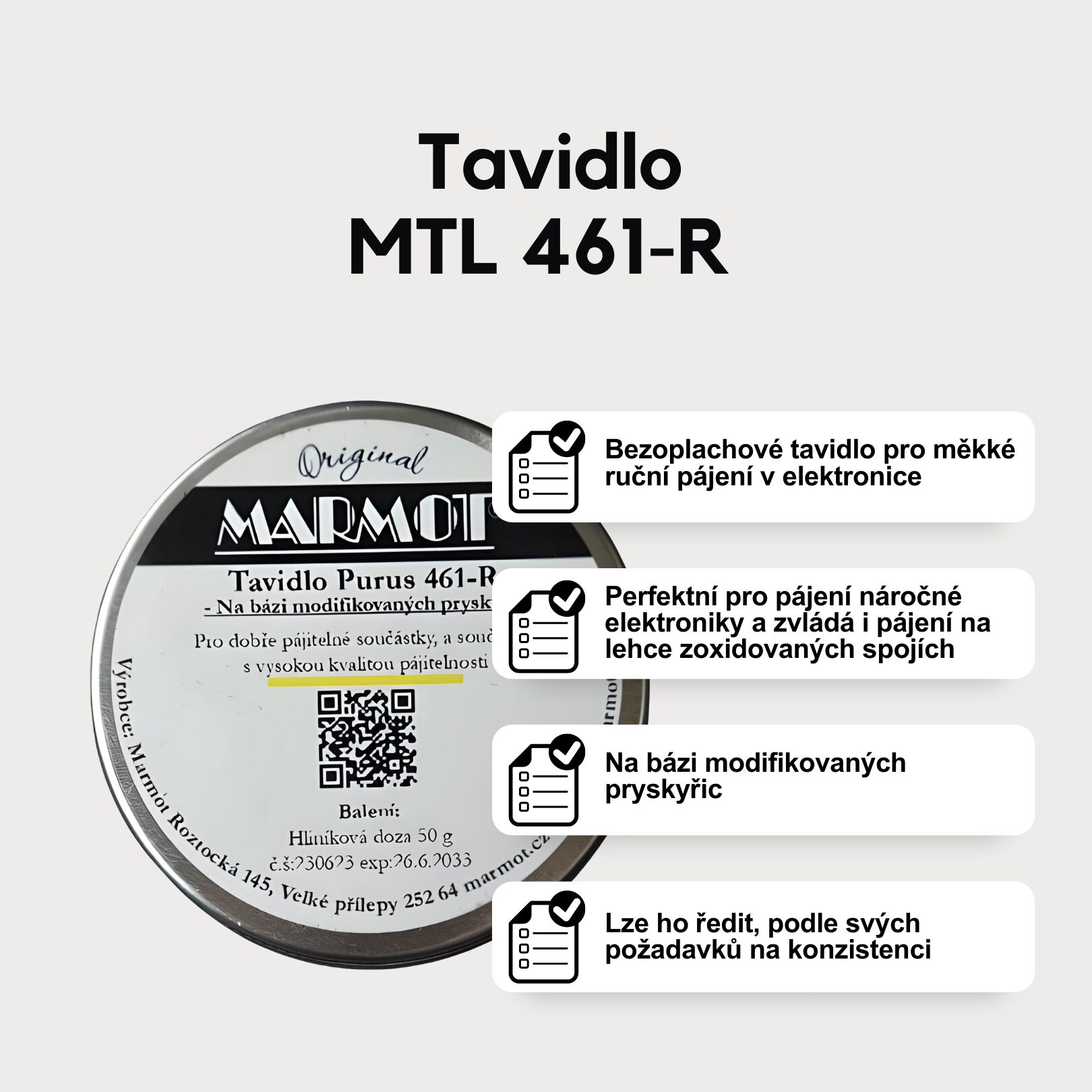 Tavidlo MTL 461-R