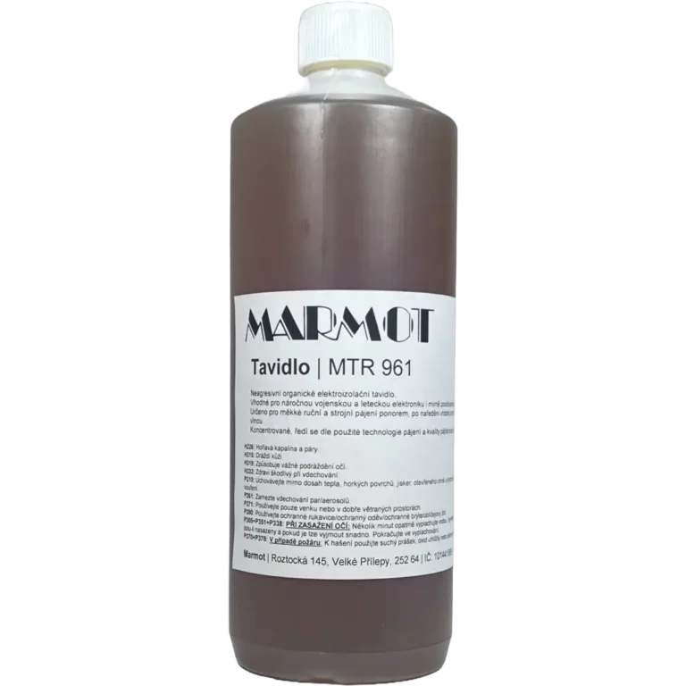 Tavidlo MARMOT MTR961 - nehalogenidové tavidlo pro olovnaté pájky.